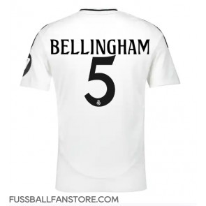 Real Madrid Jude Bellingham #5 Replik Heimtrikot 2024-25 Kurzarm